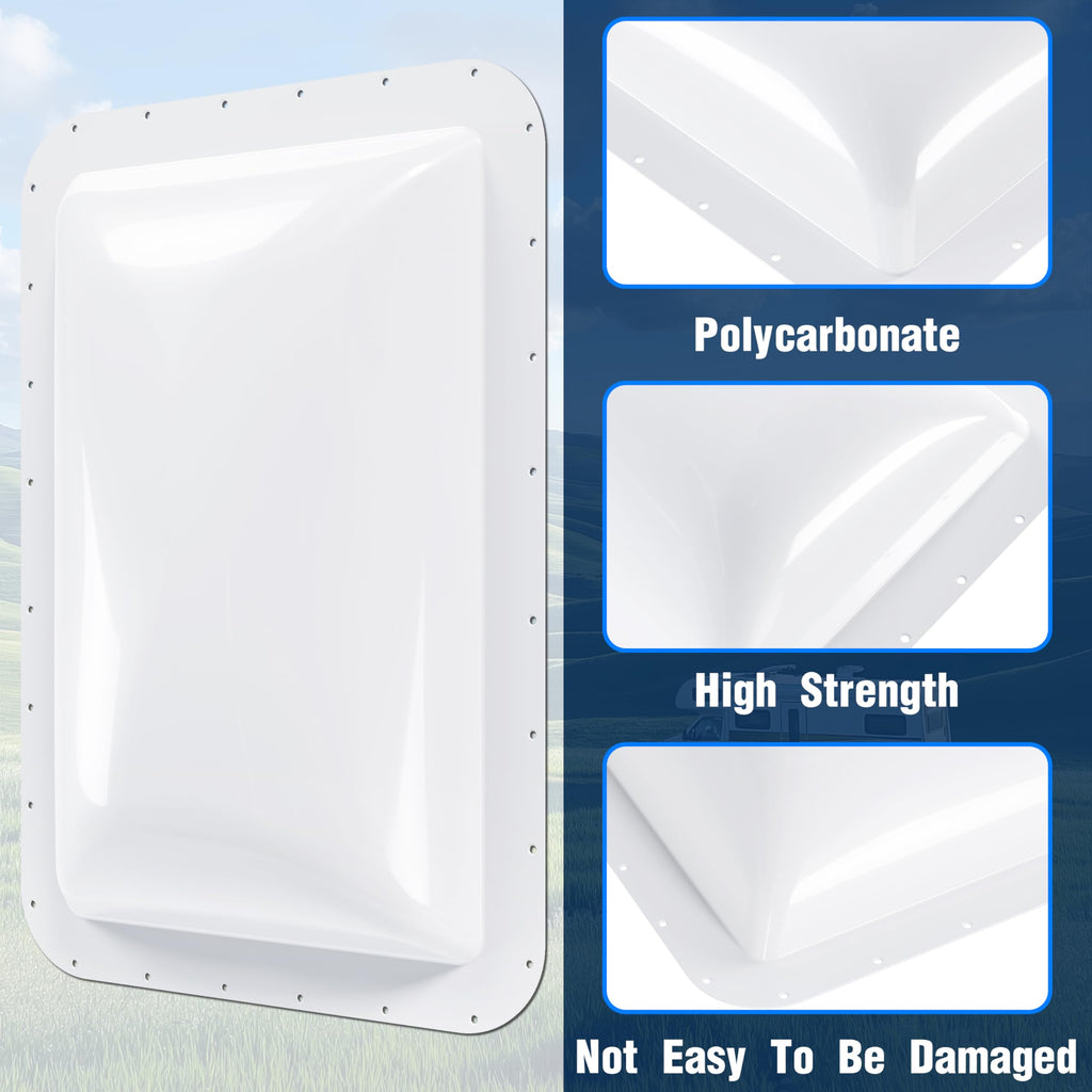 17-7/8" x 25-3/4" RV Skylight Replacement Cover D17915