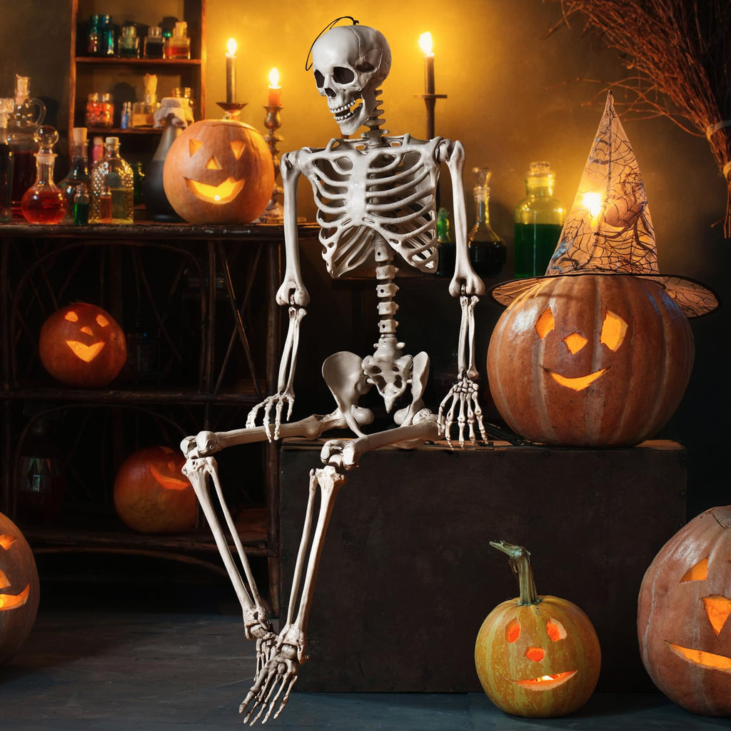 5.4 FT Posable Skeleton Decoration O7931