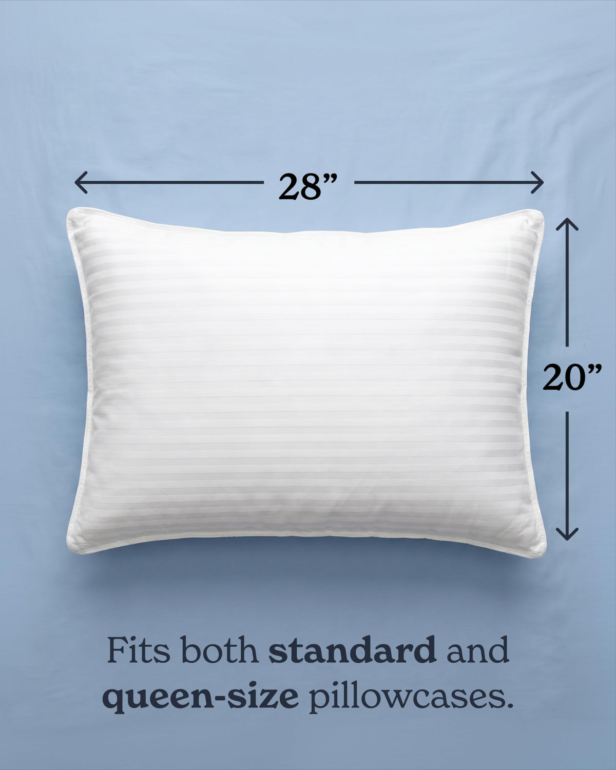 Standard/Queen Size Set of 2 Bed Pillows U75574