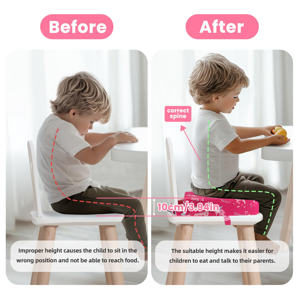 4" Toddler Booster Seat T9387