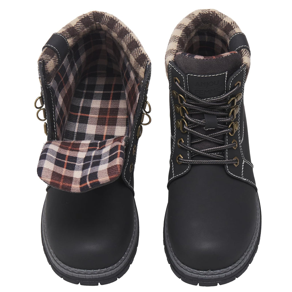 Waterproof Lightweight Fur Lined Hiking Boots A3302