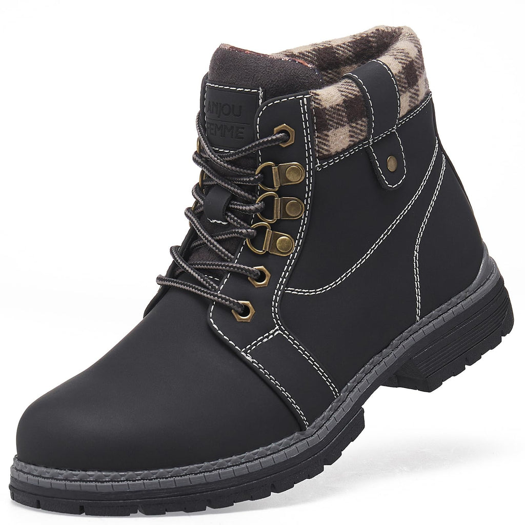 Waterproof Lightweight Fur Lined Hiking Boots A3302