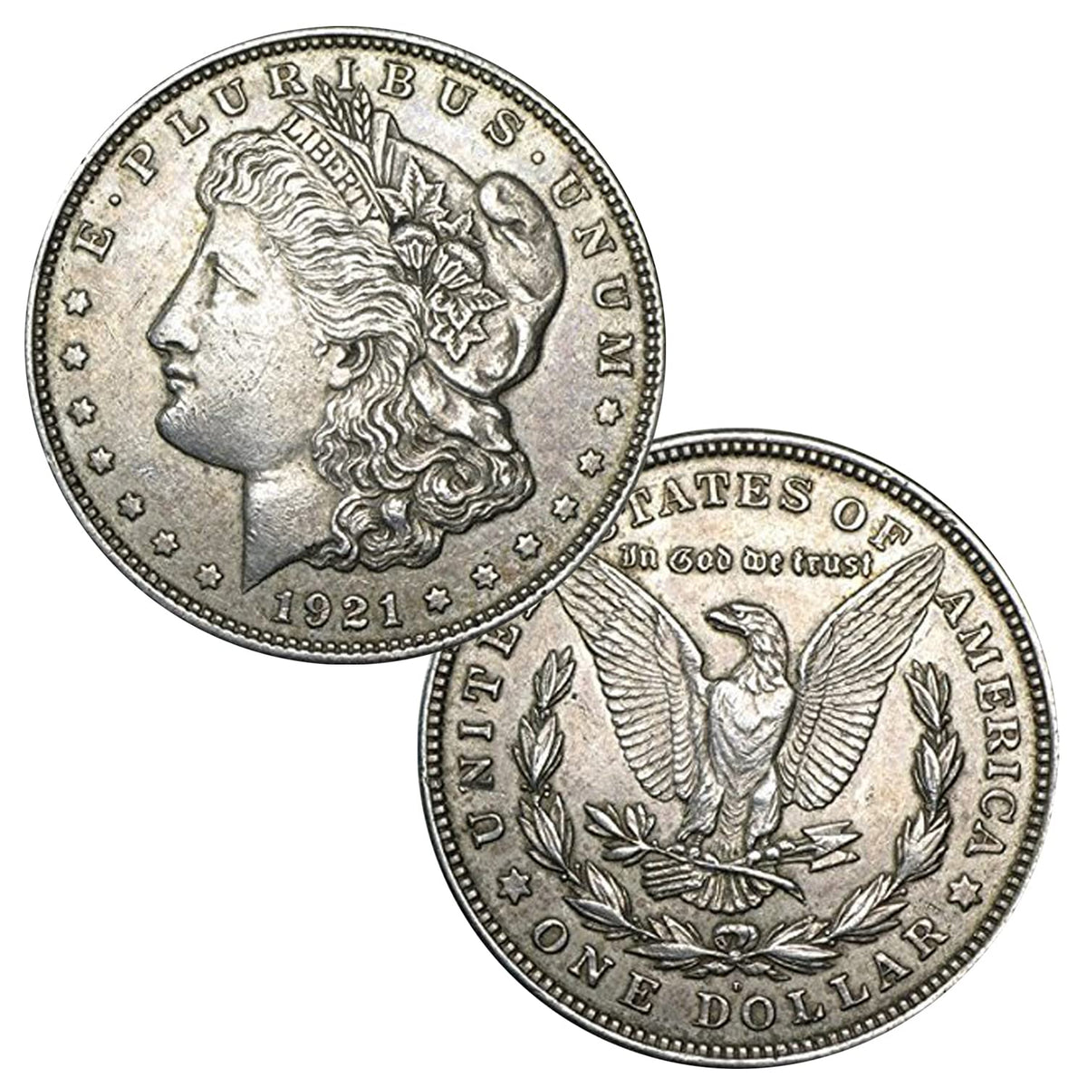 1921 Morgan Dollar 90% Silver Circulated Coin G50720