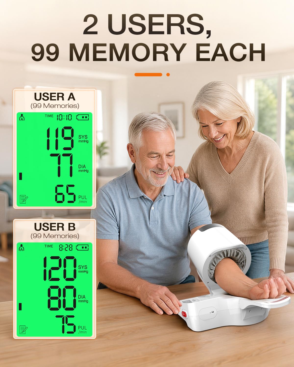 Upper Arm Blood Pressure Monitor Large Z2670
