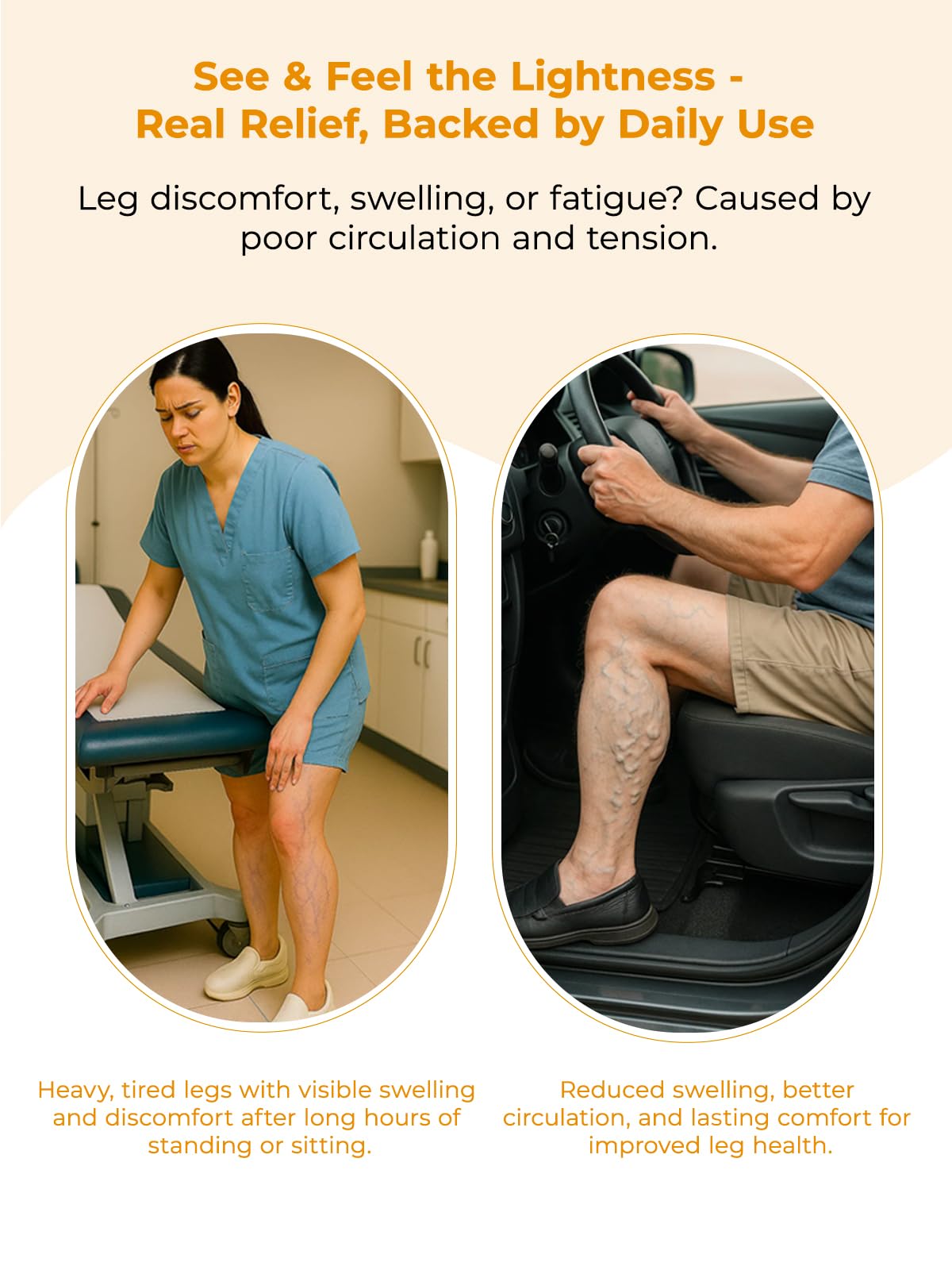 White Calf, Foot & Knee Massager with Heat, Light & Vibration Y933