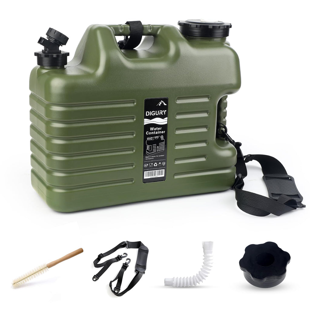 5 Gallon BPA Free Water Jug with Spigot Green B4362