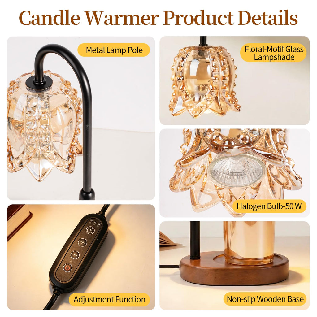 Candle Warmer Lamp with Timer O588223