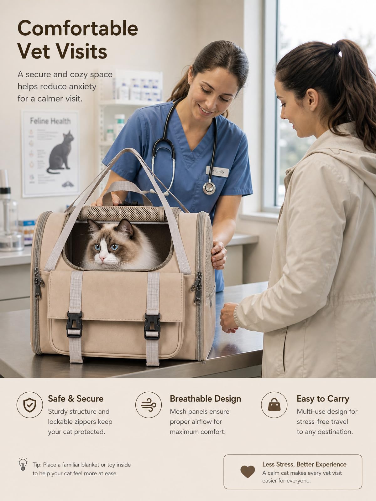 Soft Pet Backpack Carrier H226243