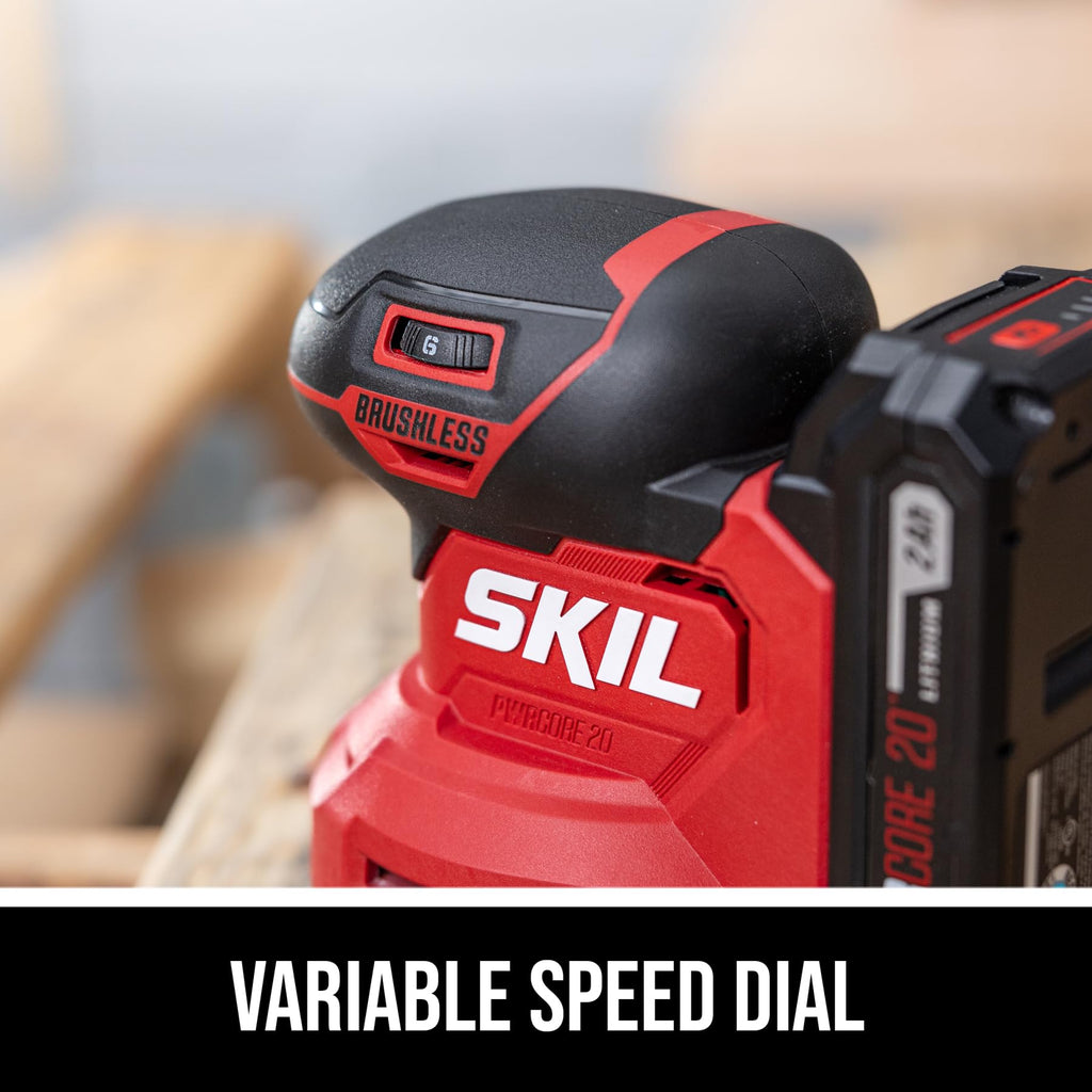 20V Brushless Random Orbital Sander Kit with 2.0Ah Battery and Charger L960