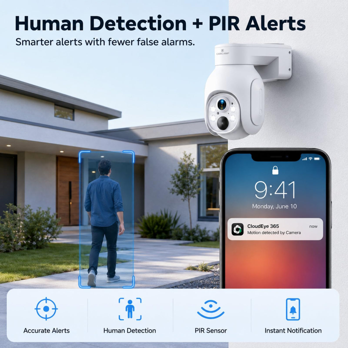 Solar Security Cameras Wireless Outdoor 4 Pack U180