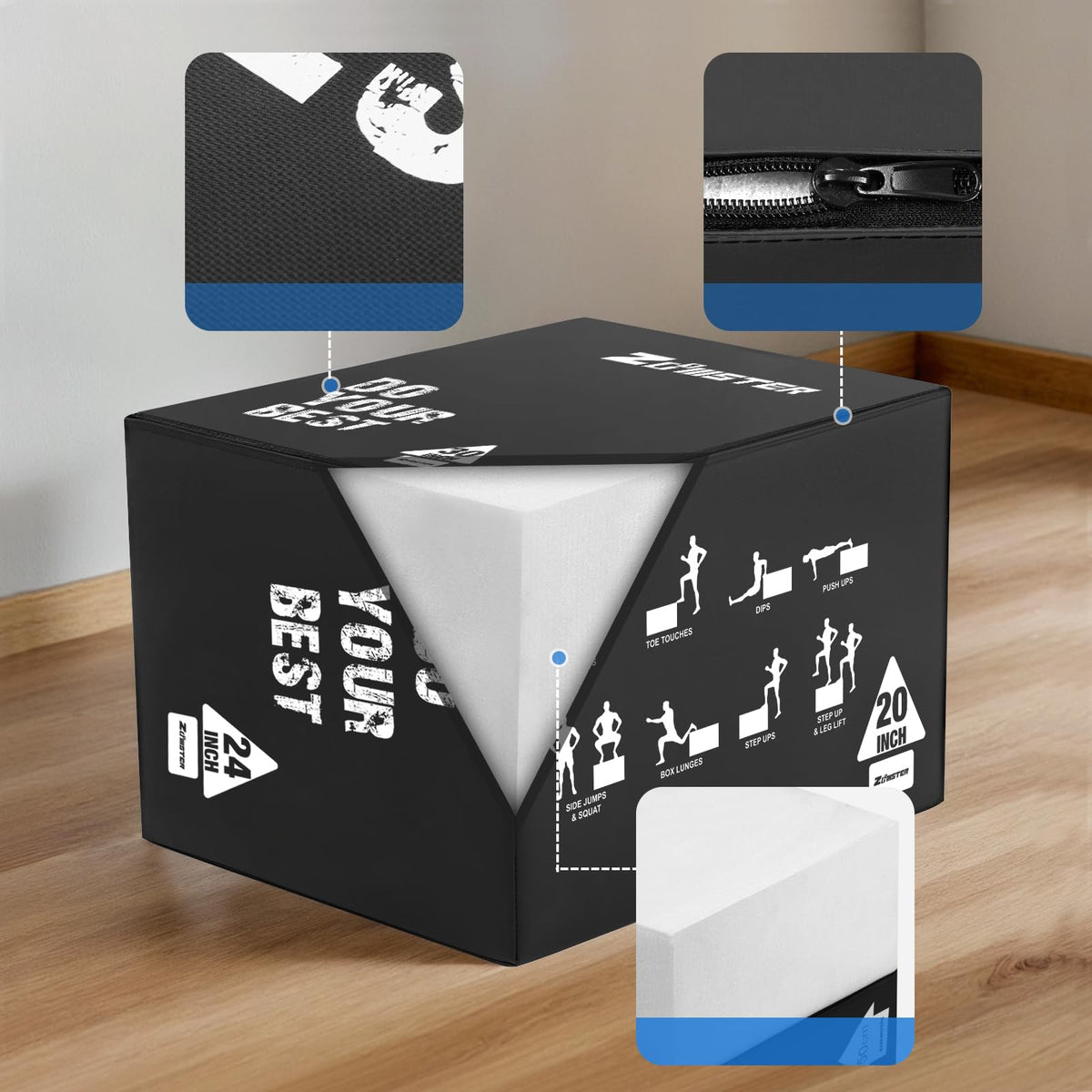 3-in-1 Plyometric Jump Box U536096