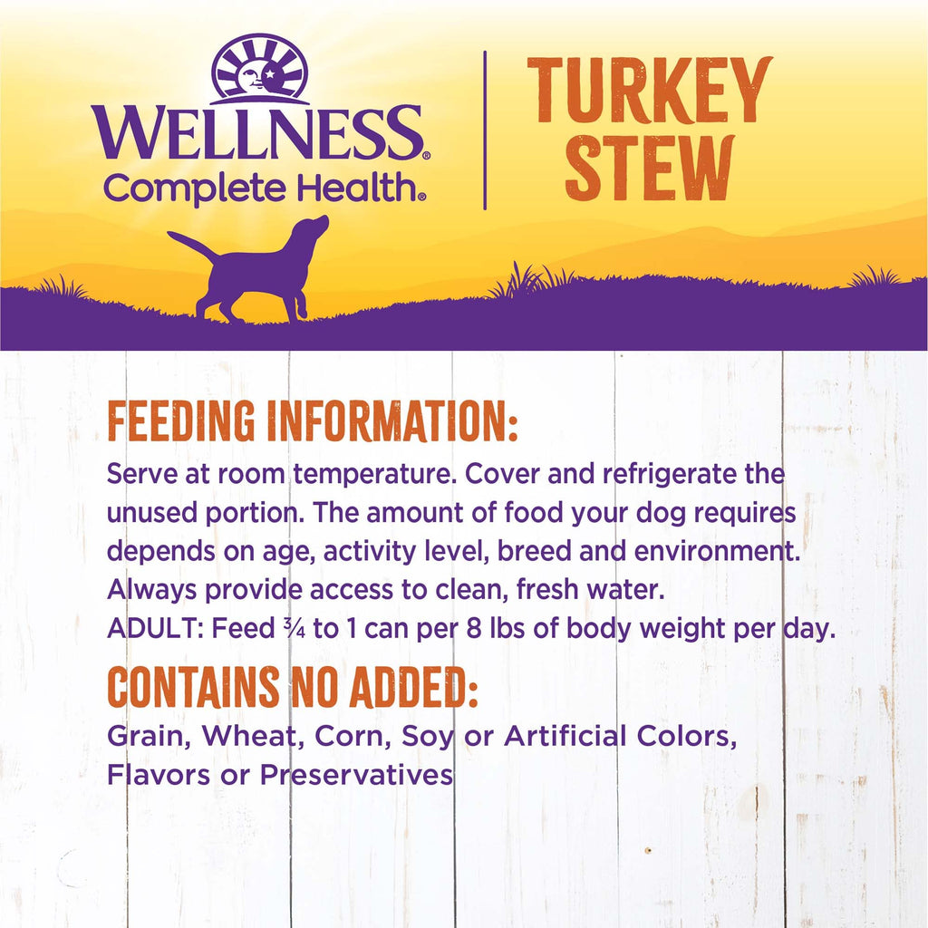 Grain Free Turkey Recipe Canned Wet Dog Food, 12.5 oz, Pack of 12 Cans T80486