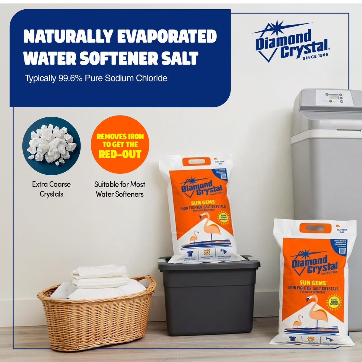 3 Pack Water Softener Salt, 40 Pounds O400