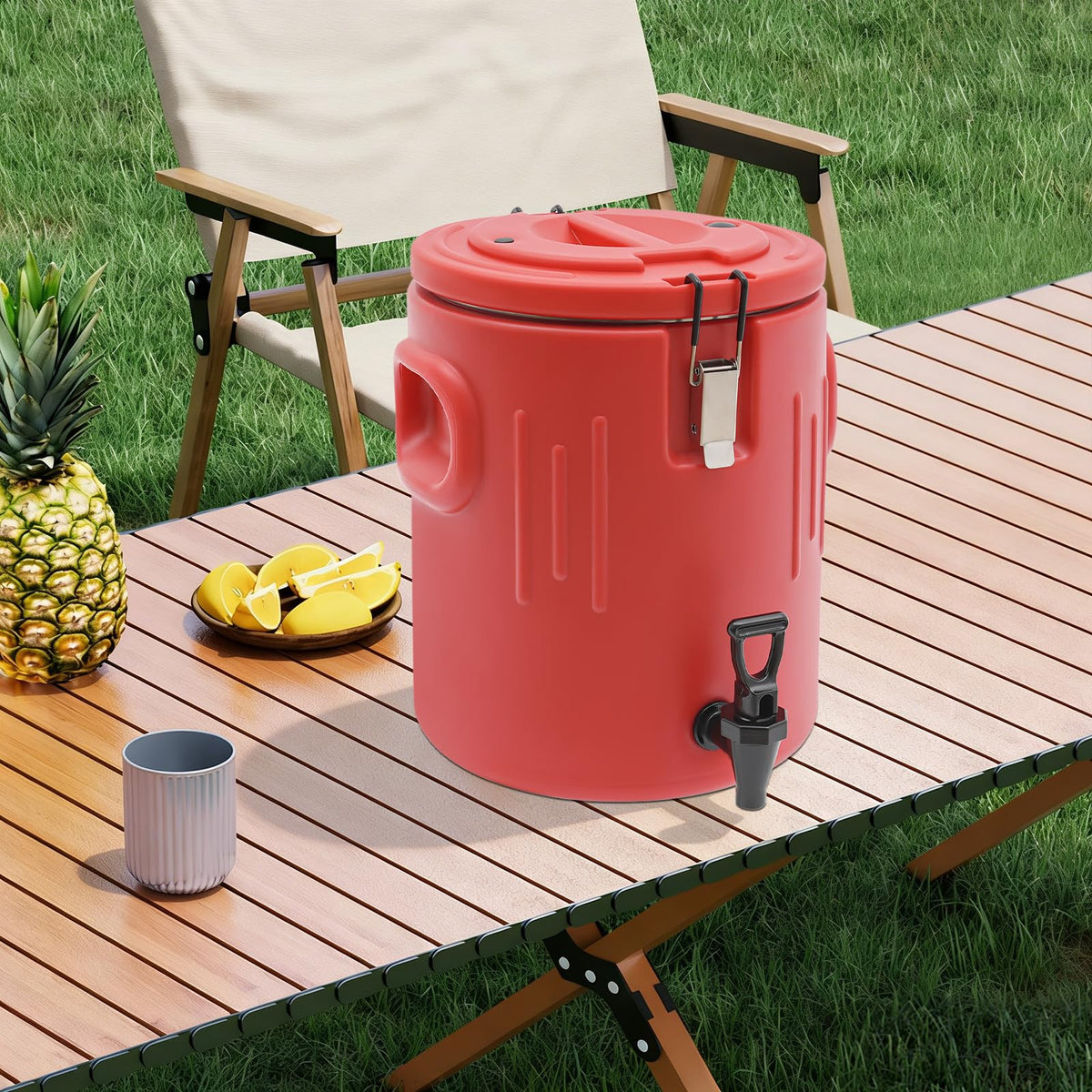 Insulated Beverage Dispenser with 304 Steel Interior L245