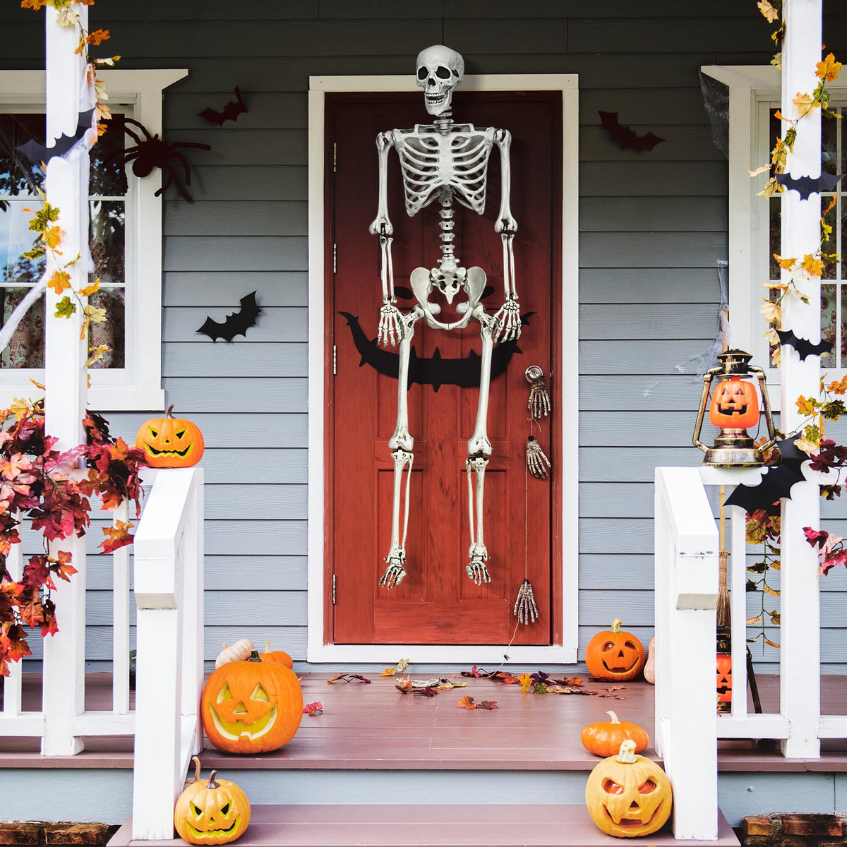 5.4 FT Posable Skeleton Decoration O7931