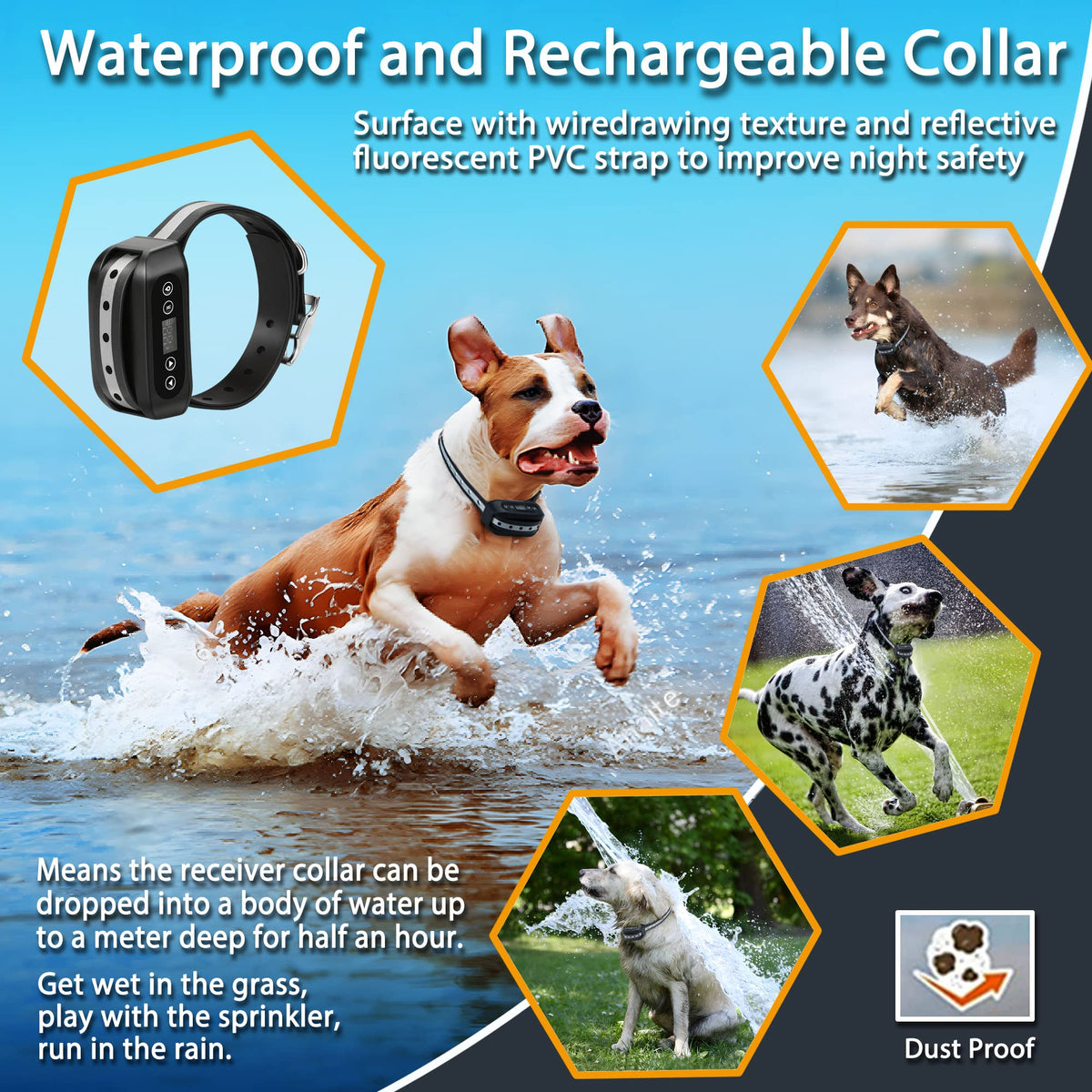 GPS Wireless Dog Fence System for 2 Dog N335