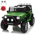 24V 4WD Ride on Truck Car with 800W Motors, Remote Control, 2 Seaters, Green L4125