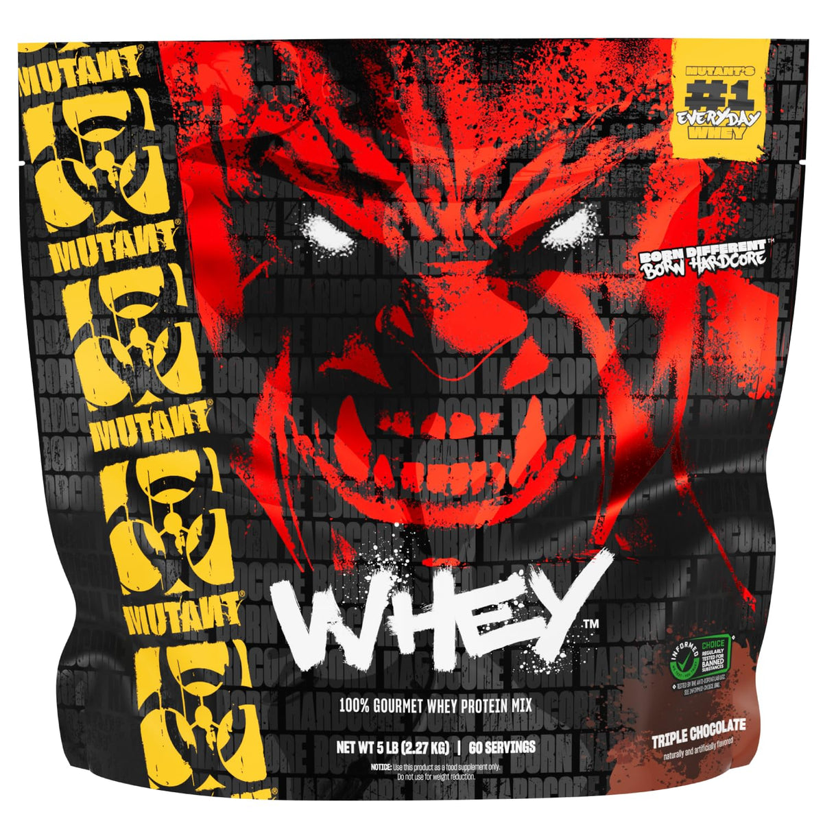 Whey Protein Powder Triple Chocolate 5 lb C834620