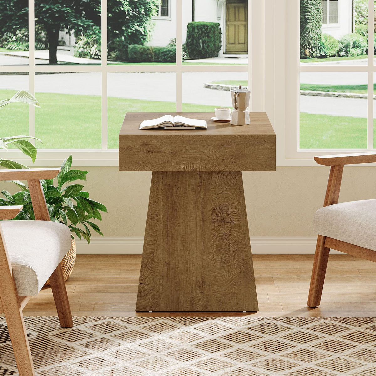 Small End Table Set of 2 Light Brown M228355