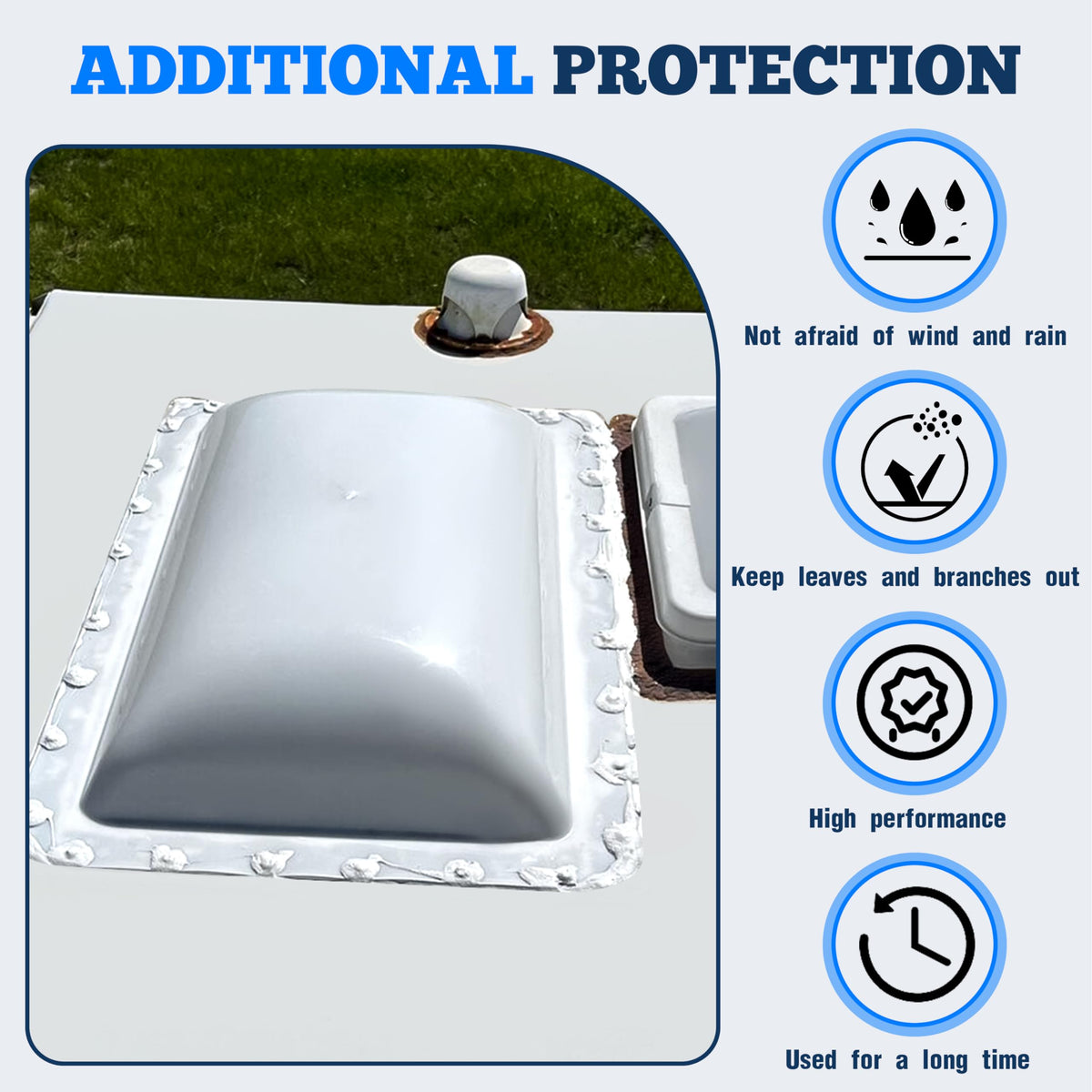 17-7/8" x 25-3/4" RV Skylight Replacement Cover D17915