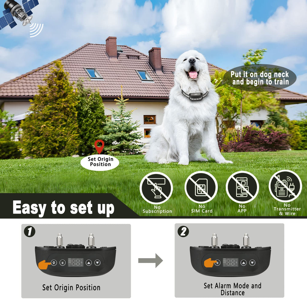 GPS Wireless Dog Fence System for 2 Dog N335