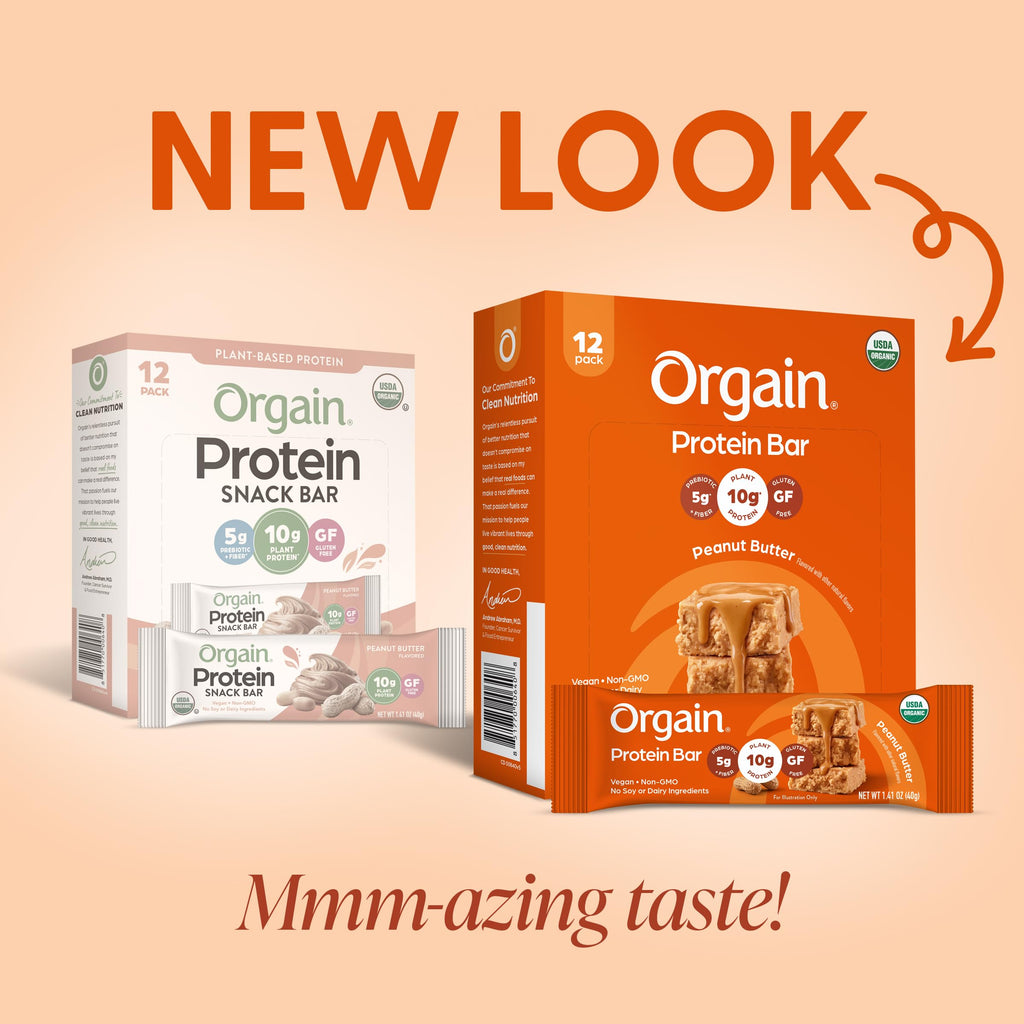 Organic Vegan 10g Protein Bars Peanut Butter 12 Pk H327