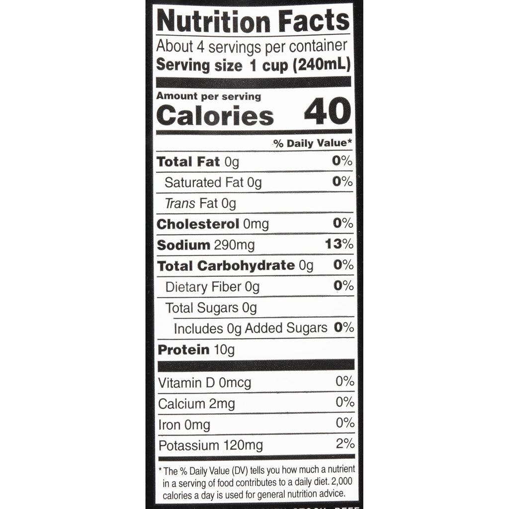 Bone Broth Chicken Beef Turkey 32 Oz Pack of 12 U3976