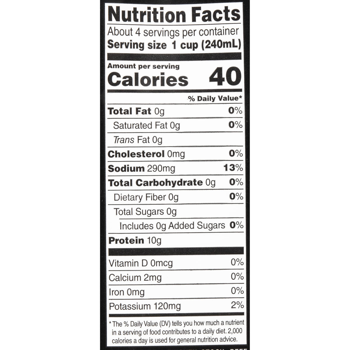 Bone Broth Chicken Beef Turkey 32 Oz Pack of 12 U3976