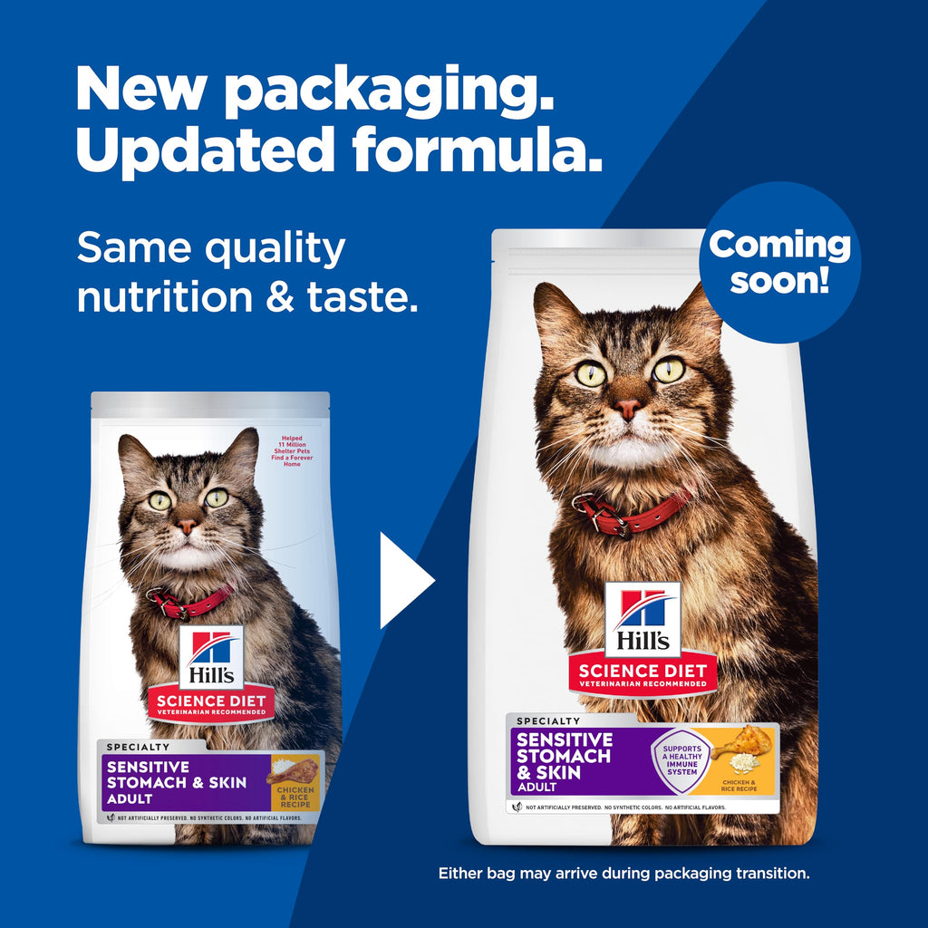 Sensitive Stomach & Skin Dry Cat Food H919