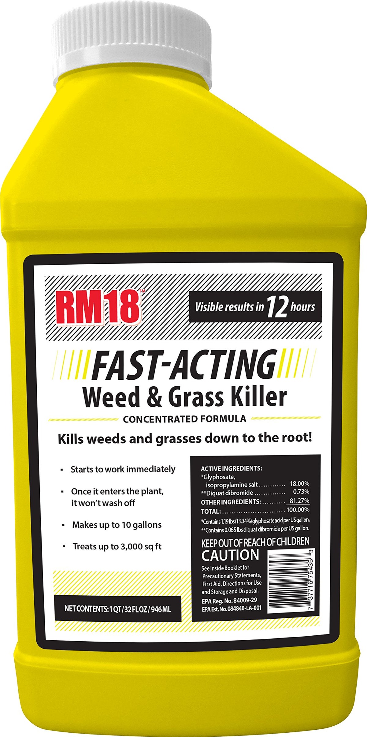 Fast-Acting Weed & Grass Killer Herbicide 32-ounce A4673