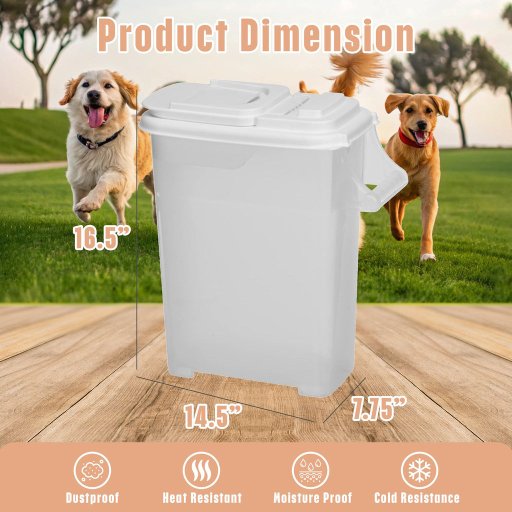 Airtight Pet Food Storage Container 32 Quart with Pour Spout I883419