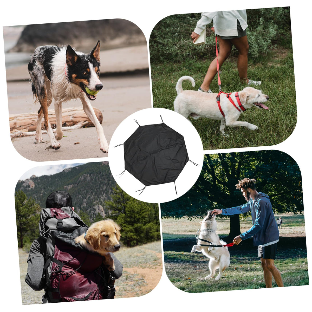 Waterproof Dog Playpen Roof Cover with Sun Shade 210D Oxford Cloth A8650
