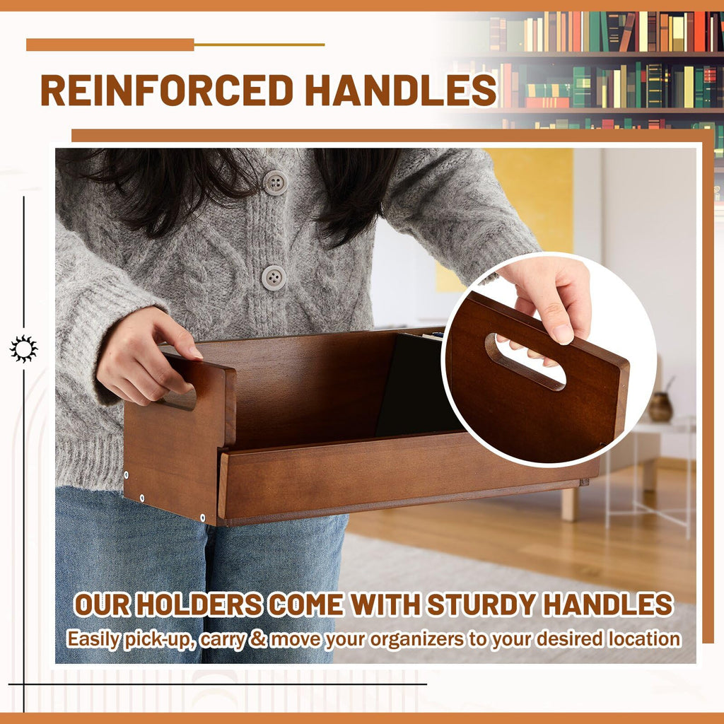 2 Set Wooden CD Storage Box T682