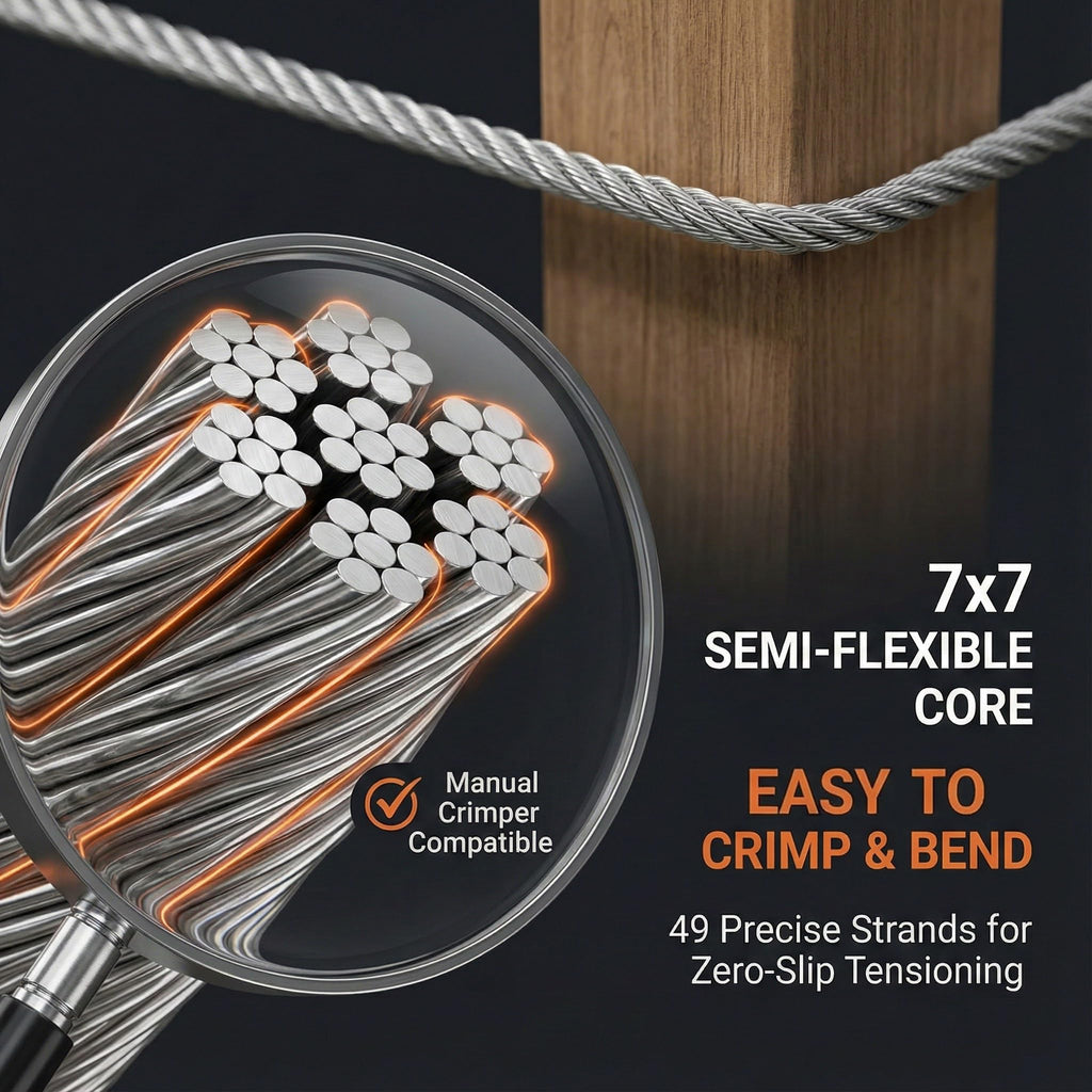 1/8 Stainless Steel T316 Cable 500FT K35710