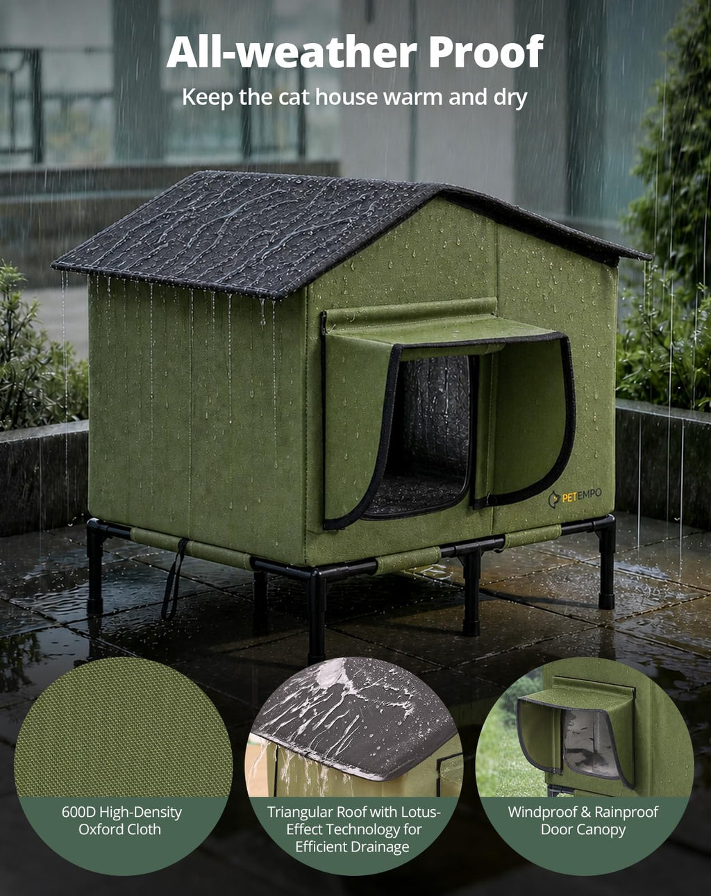 Heated Cat House M5283