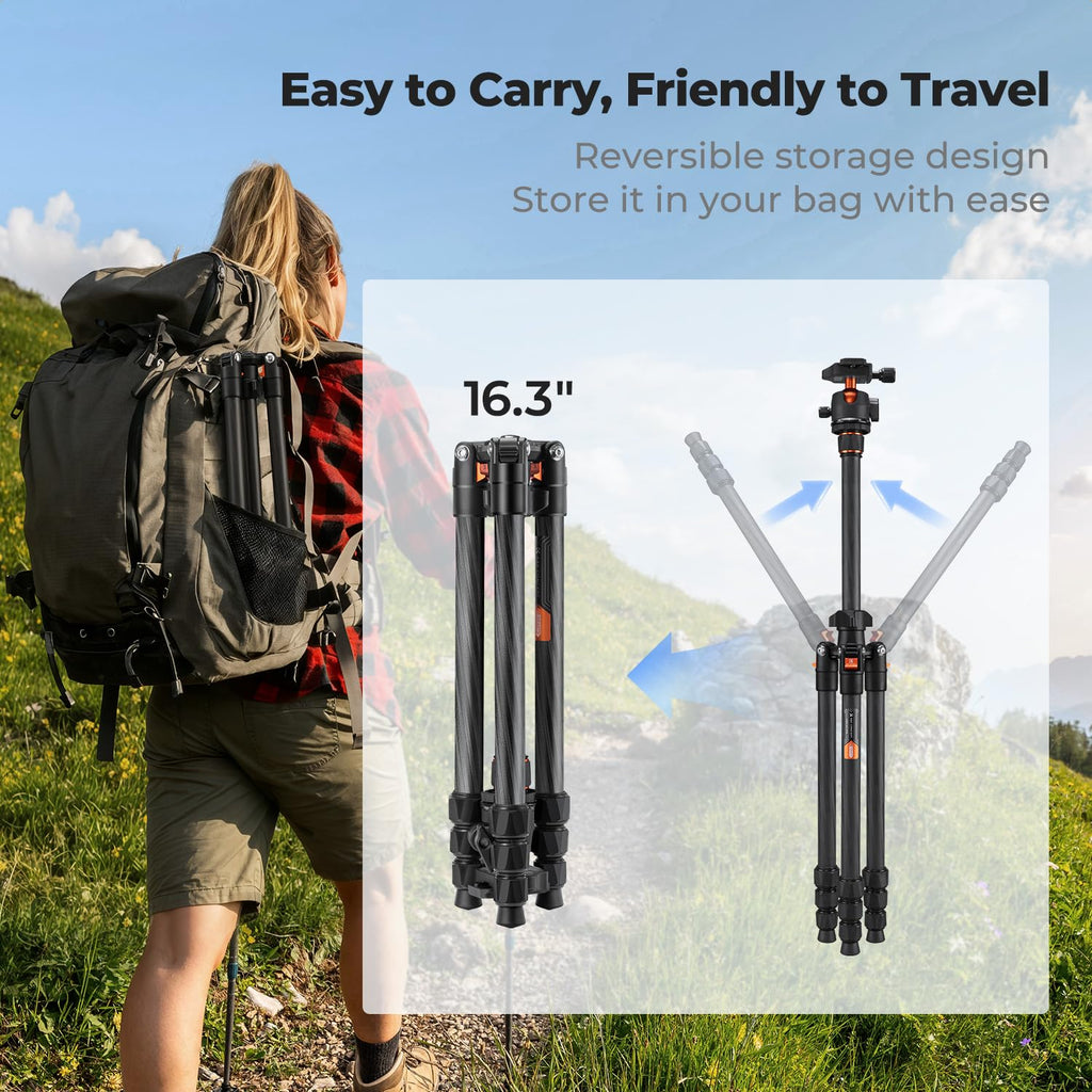 Carbon Fiber Camera Tripod with Ball Head Q815330