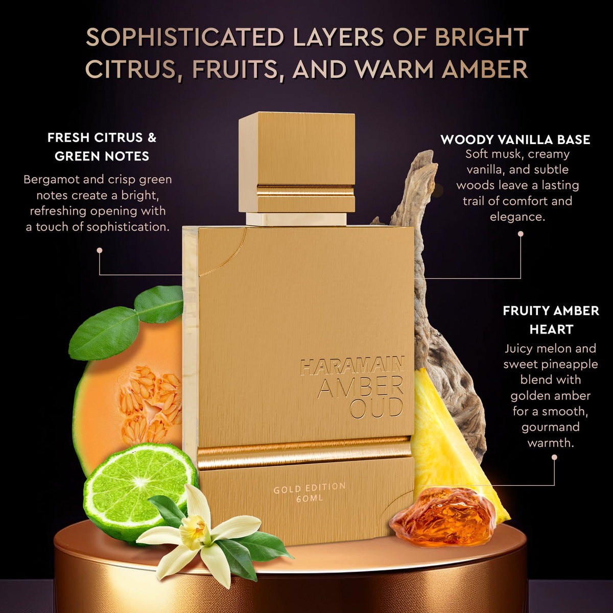 Amber Oud Gold Edition Eau De Parfum Spray 60ml U459976