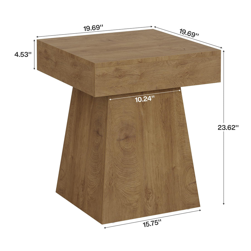 Small End Table Set of 2 Light Brown M228355
