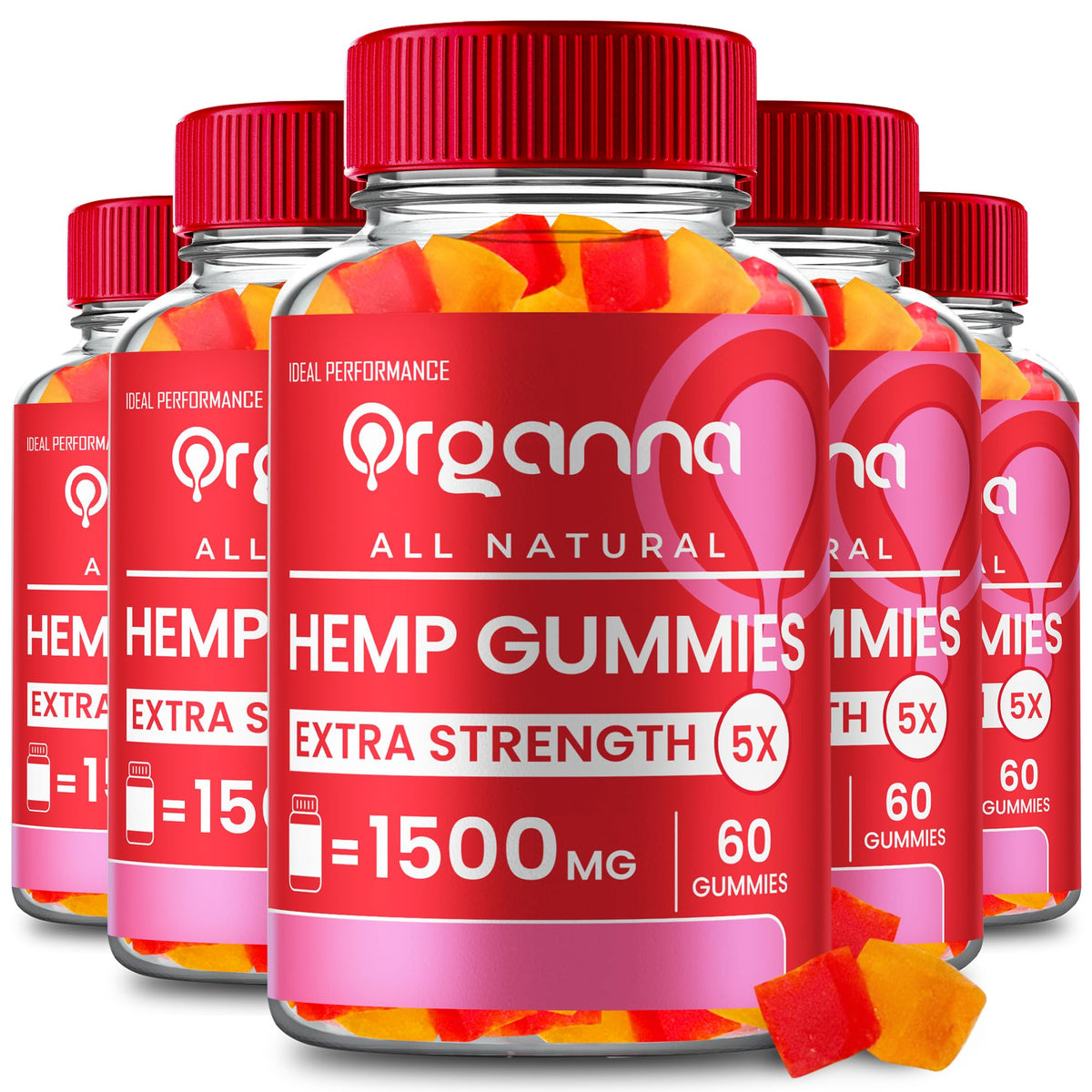 All Natural Gummies 5 Pack A2204