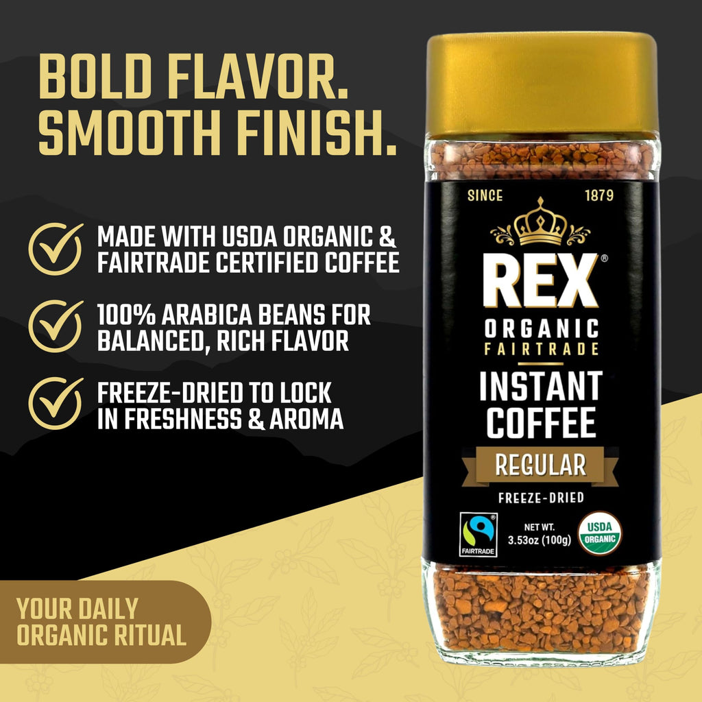 Organic Fairtrade Instant Coffee 3.53 oz F884766