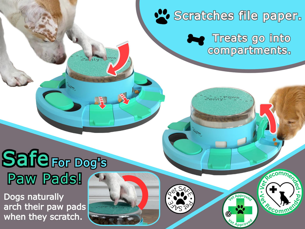 Dog Nail Scratch Board with Treat Dispenser T737