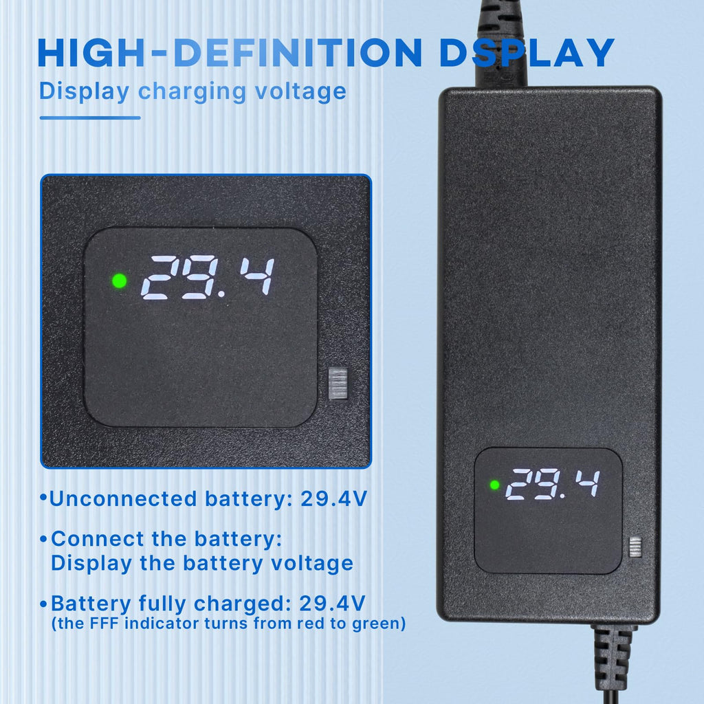 24V Lithium Battery Charger 29.4V 4A L2980