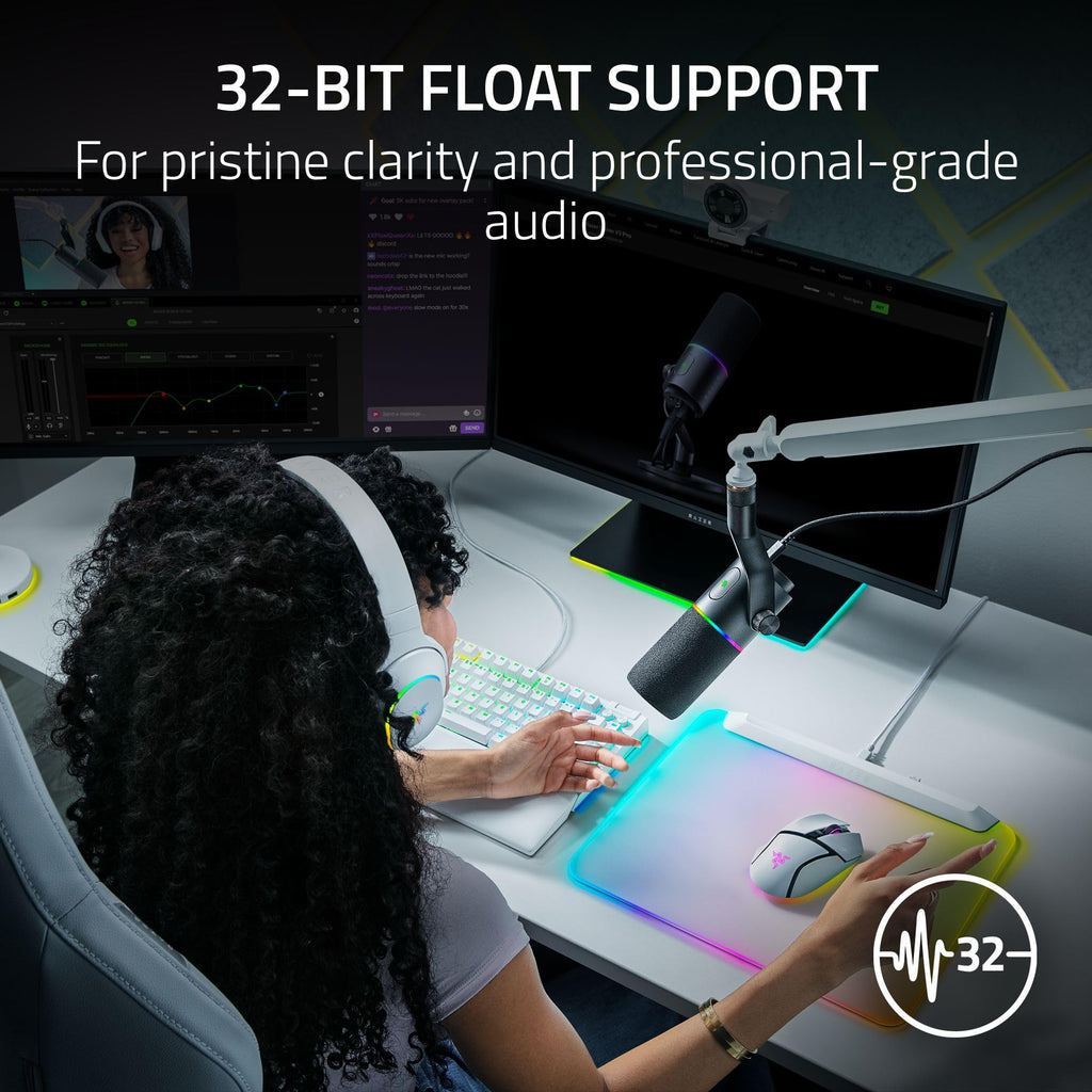 Black Dynamic USB Type C & XLR Microphone R26375