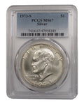 Silver Eisenhower Dollar E502809