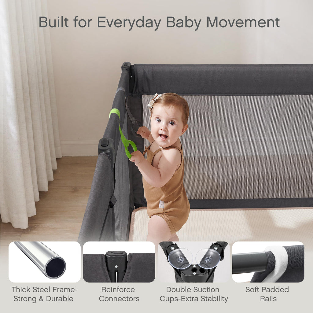 8-Panel Foldable Baby Playpen K61526