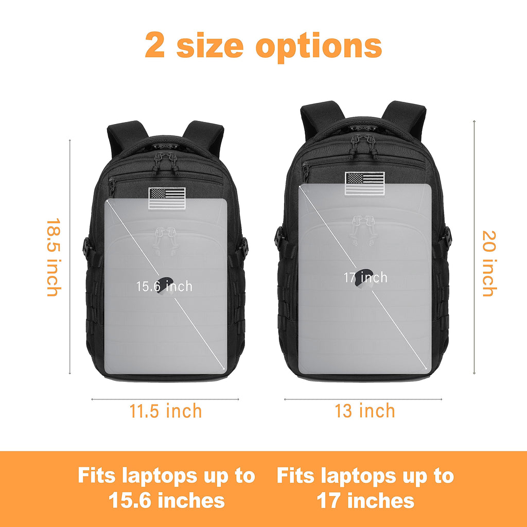 Black Small Tactical Backpack F9016